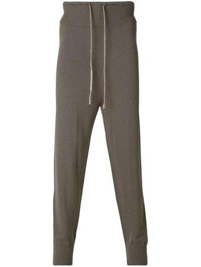 Rick Owens Drop Crotch Knitted Track Pants