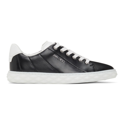 Jimmy Choo Diamond Light Low-top Trainers In Black