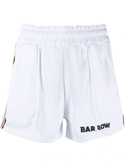 Barrow Logo-embellished Jersey Shorts In White
