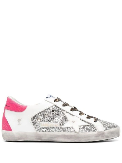 Golden Goose Women's White Leather Sneakers