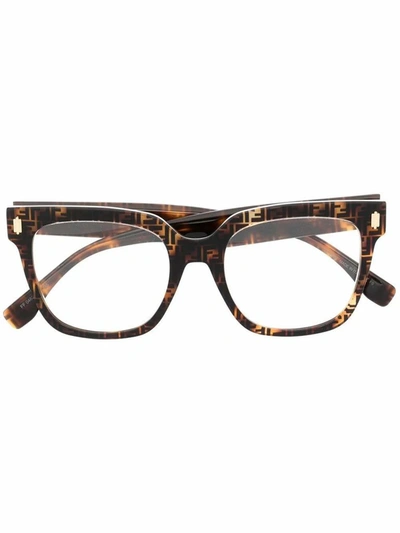 Fendi Women's Brown Acetate Glasses