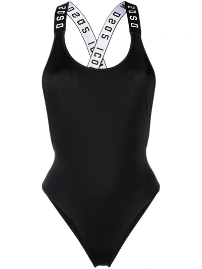 Dsquared2 Women's Black Polyester One-piece Suit
