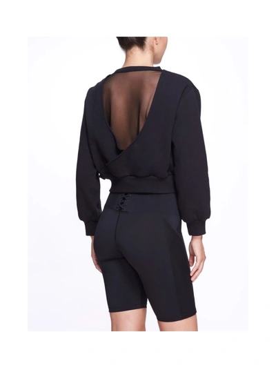 Marchesa Active Wilma Sweatshirt In Black