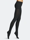 Item M6 Opaque Compression Tights In Black