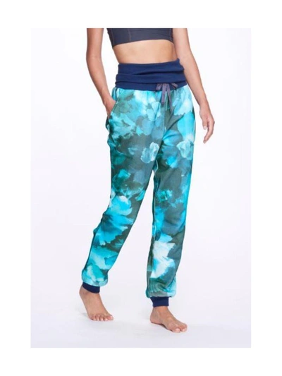 Marchesa Active Leila Sweatpant Printed In Blue