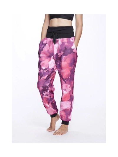 Marchesa Active Leila Sweatpant Printed In Pink