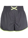 Marchesa Althea High-waisted Shorts In Grau