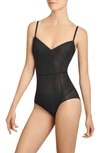 Item M6 All Shape Shaping Low Back Bodysuit In Black