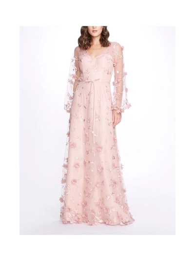 Marchesa Bridesmaids Avellino Gown In Pink