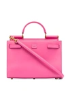 Dolce & Gabbana Medium Sicily 62 Tote Bag In Pink