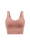 Lululemon Align Jersey Cropped Tank Top In Pink