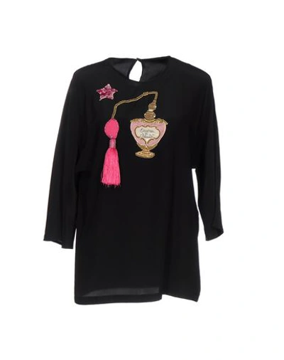 Dolce & Gabbana Blouses In Black