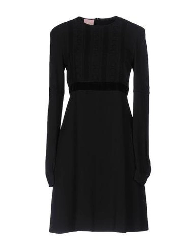 Giamba Short Dresses In Black