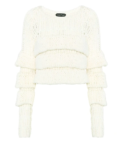 Tom Ford Wool Sweater In White