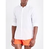 Frescobol Carioca Regular-fit Linen Shirt In Nero
