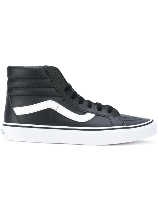 black vans laced