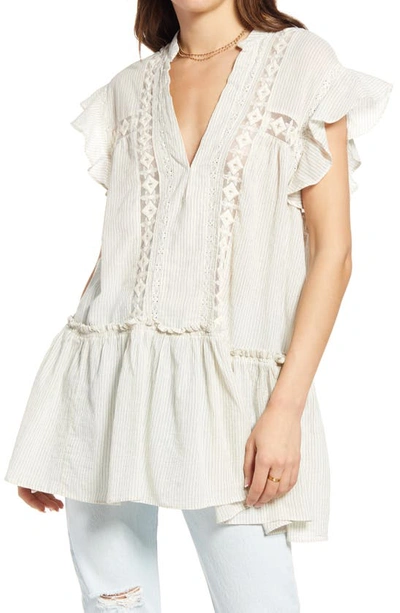 Free People Baby Blues Tunic In Cream Combo