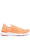 Apl Athletic Propulsion Labs Apl Techloom Wave Sneakers In Orange