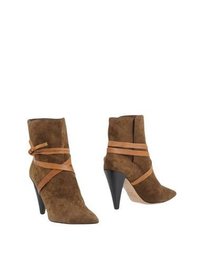 Isabel Marant Ankle Boot In Brown