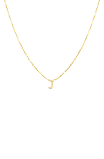 Karat Rush 14k Gold Initial J Necklace In Yellow