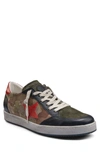 Sepol Estrella Leather Star Sneaker In Green