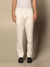 Ermenegildo Zegna Trousers In Cotton And Linen In White