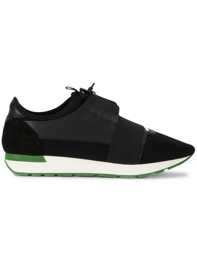 Balenciaga Black Race Runner Sneakers