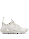 Rick Owens X Veja X Rick Owens V-knit Stretch Runner Sneakers In White