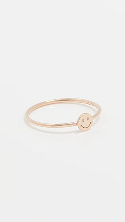 Zoë Chicco Itty Bitty Symbols Ring In Gold