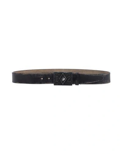 Dsquared2 Leather Belt In Black