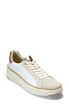 Cole Haan Women's Topspin Low-top Leather Sneakers In Optic White-gold-leopard Print