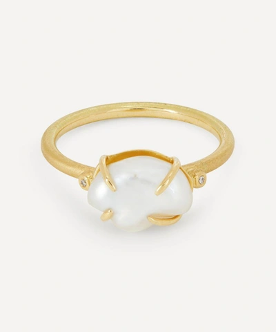 Brooke Gregson 18ct Gold Pearl Cloud Ring