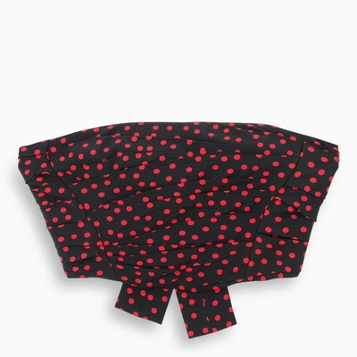 Philosophy Top With Red Polka Dot Print In Multicolor