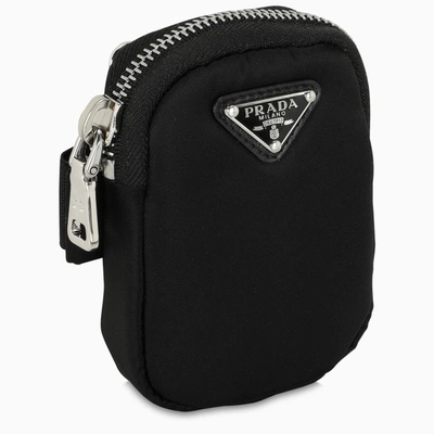 Prada Black Nylon Mini Pouch