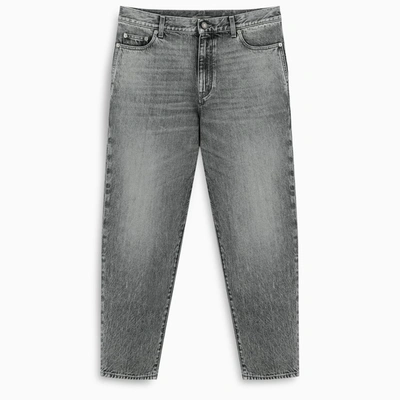 Saint Laurent Grey Regular Jeans