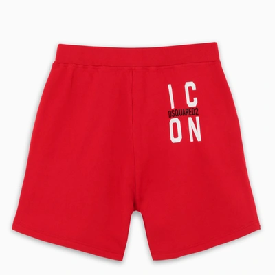 Dsquared2 Red Icon Shorts