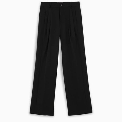 Saint Laurent Black Palazzo Trousers