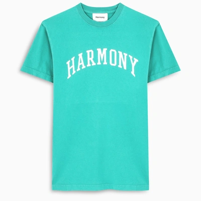 Harmony Paris Emerald Logo-print T-shirt In Green