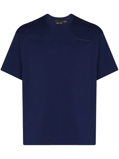 Adidas Originals X Pharrell Williams Basics Cotton T-shirt In Night Sky