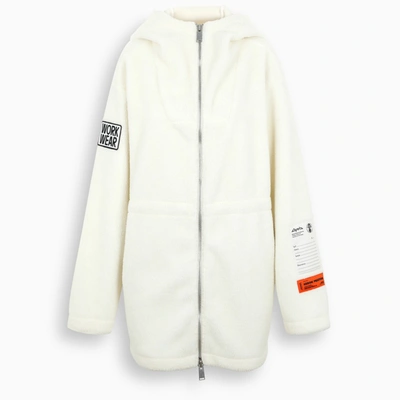Heron Preston White Eco Shearling Jacket