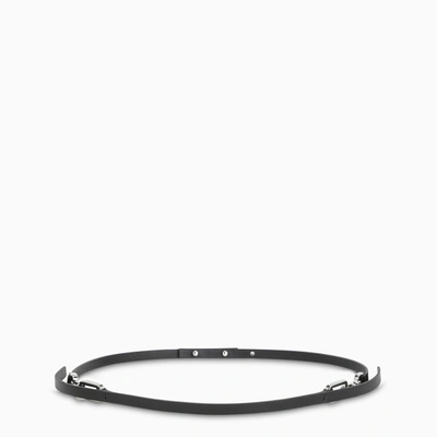 Dsquared2 Black Leather Belt