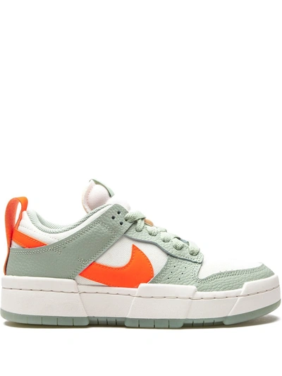 Nike Dunk Low Disrupt "sea Glass/hyper Crimson" Sneakers In Sea Glass,steam,sail,hyper Crimson