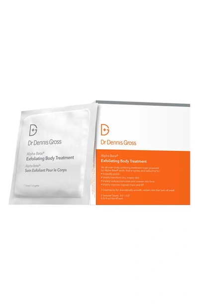 Dr Dennis Gross Alpha Beta Exfoliating Body Treatment (pack Of 2) In White