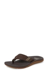Reef Men's Santa Ana Padded & Waterproof Flip-flop Sandal Men's Shoes In Brown