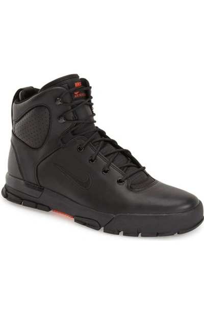 Nike 'air Nevist 6 Acg' Water Resistant Boot (men) In Black/ Black/ Team  Orange | ModeSens
