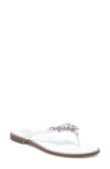 Naturalizer True Colors Fallyn Crystal Embellished Sandal In White