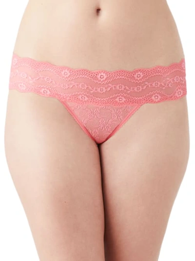 B.tempt'd By Wacoal Lace Kiss Hi-cut Brief In Tea Rose