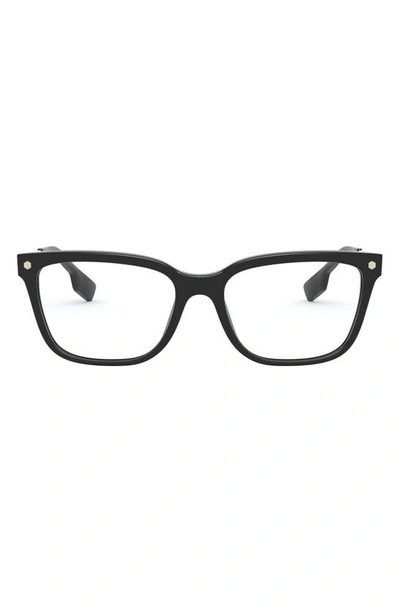 Burberry 54mm Square Optical Glasses In Black