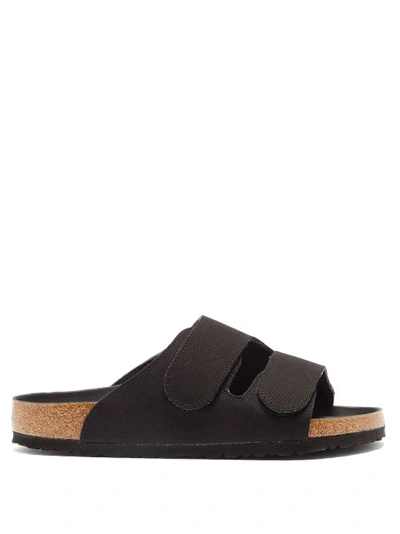 Birkenstock X Toogood The Forager Canvas And Cork Sandals In Black