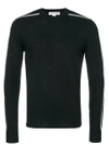 Comme Des Garçons Shirt Black Contrast Stripe Sweater
